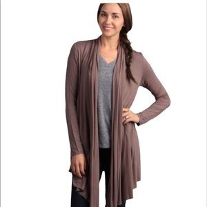 🟢 2/$20 Splendid Supersoft Brown Wrap Cardigan Size L